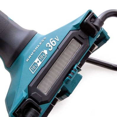 Makita DGA900Z Cordless Brushless Angle Grinder with Paddle Switch Twin 18V LXT 230mm/9