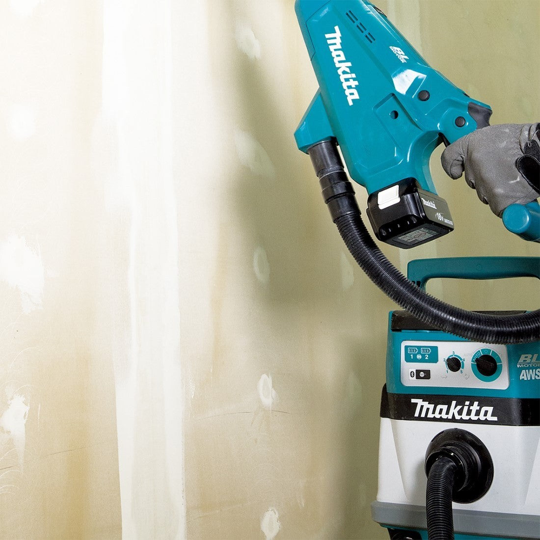 Makita DSL800Z Cordless Brushless Drywall Sander 225mm (8-7/8″) 18V LXT® Li-Ion (Bare Tool Only)