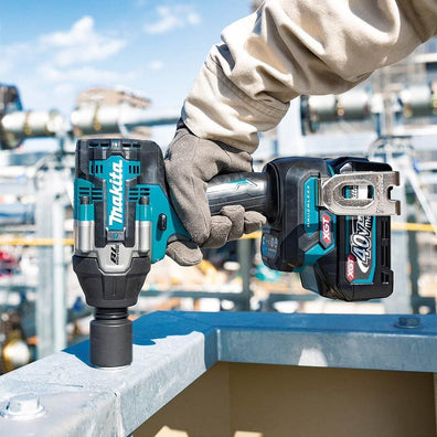 Makita TW008GM201 Cordless Brushless Impact Wrench 12.7mm (1/2″) 760 N·m (560 ft.lbs.) 40Vmax XGT Li-ion Kit Set