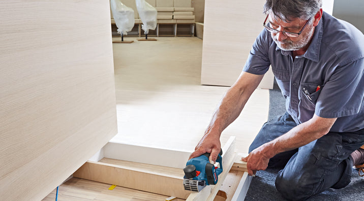Bosch GHO 12V-20 Professional Brushless Cordless Planer 12V (Bare Tool Only) - GIGATOOLS.PH