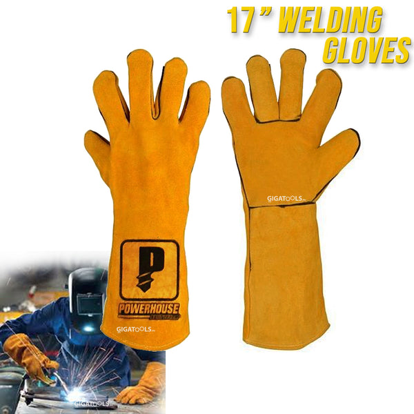 Powerhouse Professional Multi-Purpose Welding Safety Gloves 17-inch (1 Pair)