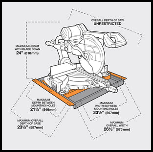 BORA PM-8000 Portacube STR Miter Saw Workstation